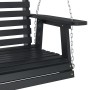 Garden swing bench with brown fir wood and metal chains. by , Garden rockers - Ref: Foro24-4008982, Price: 210,33 €, Discount: %