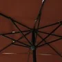 3-stöckiger Sonnenschirm mit terrakottafarbenem Aluminiummast 2,5 x 2,5 m von vidaXL, Sonnenschirme - Ref: Foro24-313841, Pre...