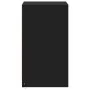 Bedside tables with LED lights 2 units black engineered wood by , Nightstands - Ref: Foro24-852001, Price: 102,85 €, Discount: %