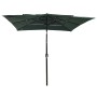 3-stöckiger Sonnenschirm mit grünem Aluminiummast 2,5 x 2,5 m von vidaXL, Sonnenschirme - Ref: Foro24-313837, Preis: 76,15 €,...