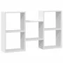 Wandregal aus weißem Ingenieurholz 96x18x60 cm von , Regale und Regale - Ref: Foro24-853227, Preis: 42,31 €, Rabatt: %