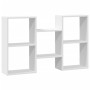 Wandregal aus weißem Ingenieurholz 96x18x60 cm von , Regale und Regale - Ref: Foro24-853227, Preis: 43,79 €, Rabatt: %