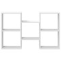 Engineered wood white wall shelf 96x18x60 cm by , Shelves and shelves - Ref: Foro24-853227, Price: 43,79 €, Discount: %