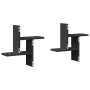 Estantes de pared 2 uds madera ingeniería negro 38x12x38 cm de , Estantes y estanterías - Ref: Foro24-853246, Precio: 22,42 €...