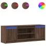 LED-TV-Möbel aus braunem Eichenfurnierholz, 139,5x34x50 cm. von , TV-Möbel - Ref: Foro24-852200, Preis: 100,47 €, Rabatt: %