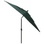 Sombrilla de 3 niveles con poste de aluminio verde 2,5x2,5 m de vidaXL, Sombrillas - Ref: Foro24-313837, Precio: 75,17 €, Des...