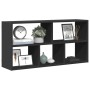 Estantería de pared madera de ingeniería negra 100x25x50 cm de , Estantes y estanterías - Ref: Foro24-853273, Precio: 50,61 €