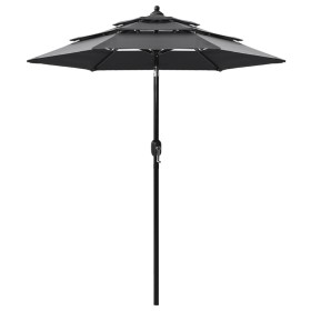 3-tier parasol with anthracite aluminum pole 2 m by vidaXL, Umbrellas - Ref: Foro24-313854, Price: 48,05 €, Discount: %