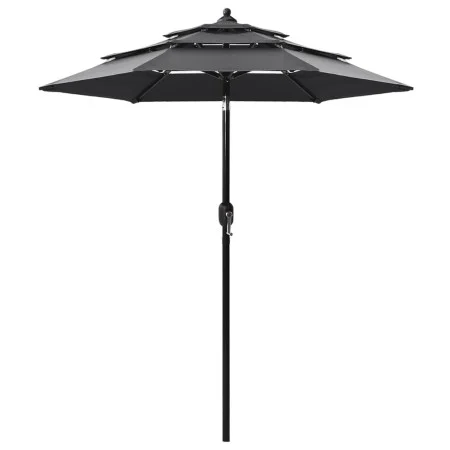 3-tier parasol with anthracite aluminum pole 2 m by vidaXL, Umbrellas - Ref: Foro24-313854, Price: 47,44 €, Discount: %