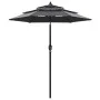 3-tier parasol with anthracite aluminum pole 2 m by vidaXL, Umbrellas - Ref: Foro24-313854, Price: 47,44 €, Discount: %