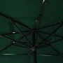 Sombrilla de 3 niveles con poste de aluminio verde 2,5x2,5 m de vidaXL, Sombrillas - Ref: Foro24-313837, Precio: 75,17 €, Des...