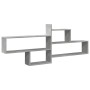 Wandregal aus grauem Beton-Ingenieurholz 167,5x18x68 cm von , Regale und Regale - Ref: Foro24-853320, Preis: 51,85 €, Rabatt: %