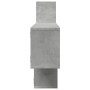Wandregal aus grauem Beton-Ingenieurholz 167,5x18x68 cm von , Regale und Regale - Ref: Foro24-853320, Preis: 51,85 €, Rabatt: %