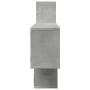Wandregal aus grauem Beton-Ingenieurholz 167,5x18x68 cm von , Regale und Regale - Ref: Foro24-853320, Preis: 51,46 €, Rabatt: %