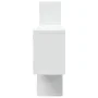 Engineered wood white wall shelf 167.5x18x68 cm by , Shelves and shelves - Ref: Foro24-853317, Price: 52,20 €, Discount: %