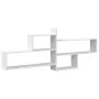 Engineered wood white wall shelf 167.5x18x68 cm by , Shelves and shelves - Ref: Foro24-853317, Price: 52,20 €, Discount: %