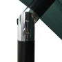 Sombrilla de 3 niveles con poste de aluminio verde 2,5x2,5 m de vidaXL, Sombrillas - Ref: Foro24-313837, Precio: 76,81 €, Des...