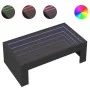 Coffee table with Infinity LED black 90x50x30 cm by , Coffee table - Ref: Foro24-847617, Price: 114,19 €, Discount: %