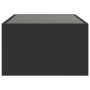 Coffee table with Infinity LED black 90x50x30 cm by , Coffee table - Ref: Foro24-847617, Price: 115,94 €, Discount: %