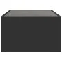 Coffee table with Infinity LED black 90x50x30 cm by , Coffee table - Ref: Foro24-847617, Price: 114,19 €, Discount: %