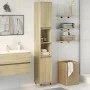 Armario de baño madera contrachapada roble Sonoma 30x30x190 cm de , Muebles de baño - Ref: Foro24-849667, Precio: 84,03 €, De...