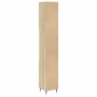 Armario de baño madera contrachapada roble Sonoma 30x30x190 cm de , Muebles de baño - Ref: Foro24-849667, Precio: 85,53 €, De...
