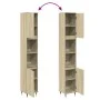 Armario de baño madera contrachapada roble Sonoma 30x30x190 cm de , Muebles de baño - Ref: Foro24-849667, Precio: 84,03 €, De...