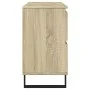 Badezimmerschrank aus Sonoma-Eichen-Ingenieurholz 80x33x60 cm von , Badezimmermöbel - Ref: Foro24-849684, Preis: 95,38 €, Rab...