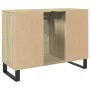 Badezimmerschrank aus Sonoma-Eichen-Ingenieurholz 80x33x60 cm von , Badezimmermöbel - Ref: Foro24-849684, Preis: 95,38 €, Rab...