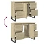 Badezimmerschrank aus Sonoma-Eichen-Ingenieurholz 80x33x60 cm von , Badezimmermöbel - Ref: Foro24-849684, Preis: 95,38 €, Rab...