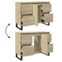 Mueble de baño madera de ingeniería roble Sonoma 80x33x60 cm de , Muebles de baño - Ref: Foro24-849684, Precio: 100,38 €, Des...