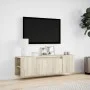Wand-TV-Möbel mit LED-Lichtern in Sonoma-Eiche 135x31x39,5 cm. von , TV-Möbel - Ref: Foro24-852385, Preis: 80,54 €, Rabatt: %