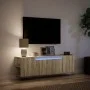 Wand-TV-Möbel mit LED-Lichtern in Sonoma-Eiche 135x31x39,5 cm. von , TV-Möbel - Ref: Foro24-852385, Preis: 80,54 €, Rabatt: %