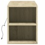 Wand-TV-Möbel mit LED-Lichtern in Sonoma-Eiche 135x31x39,5 cm. von , TV-Möbel - Ref: Foro24-852385, Preis: 81,63 €, Rabatt: %