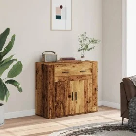 Ingenieurholz-Sideboard mit gealtertem Holz 80x33x70 cm von , Sideboards - Ref: Foro24-857075, Preis: 85,74 €, Rabatt: %