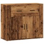 Engineered wood aged wood sideboard 80x33x70 cm by , Sideboards - Ref: Foro24-857075, Price: 87,30 €, Discount: %