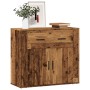 Engineered wood aged wood sideboard 80x33x70 cm by , Sideboards - Ref: Foro24-857075, Price: 87,30 €, Discount: %