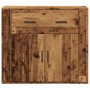 Engineered wood aged wood sideboard 80x33x70 cm by , Sideboards - Ref: Foro24-857075, Price: 87,30 €, Discount: %