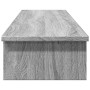 Graue Sonoma-Ingenieurholz-Bildschirmstütze 100x27x15 cm von , Computersockel und -erhöhungen - Ref: Foro24-854711, Preis: 32...