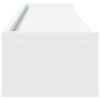Support for screen made of white engineered wood 100x24x16 cm by , Computer bases and risers - Ref: Foro24-854724, Price: 33,...