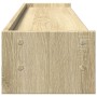 Oak Sonoma wood screen stand engineering 100x24x16 cm by , Computer bases and risers - Ref: Foro24-854726, Price: 34,80 €, Di...