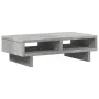 Wooden screen support, gray concrete engineering, 50x27x15 cm by , Computer bases and risers - Ref: Foro24-854745, Price: 20,...