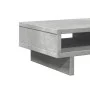 Wooden screen support, gray concrete engineering, 50x27x15 cm by , Computer bases and risers - Ref: Foro24-854745, Price: 20,...