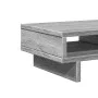 Wooden screen stand in gray Sonoma engineering 50x27x15 cm by , Computer bases and risers - Ref: Foro24-854747, Price: 24,32 ...