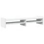Solid white pine wood monitor stand 100x27x20 cm by , Computer bases and risers - Ref: Foro24-854787, Price: 32,83 €, Discoun...
