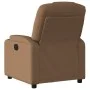 Sillón reclinable eléctrico de tela marrón de , Sillones - Ref: Foro24-3204348, Precio: 242,68 €, Descuento: %