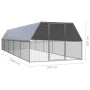 Hühnerstall aus verzinktem Stahl 3x10x2 m von , Käfige und Lebensräume für Kleintiere - Ref: Foro24-3278811, Preis: 487,58 €,...