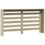 Engineered oak Sonoma radiator cover 149x20x82cm by , Accessories for heating radiators - Ref: Foro24-852701, Price: 72,24 €,...