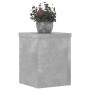 Pflanzenständer 2 Stück Holz grau Beton 15x15x20 cm von , Topfständer - Ref: Foro24-852891, Preis: 23,85 €, Rabatt: %