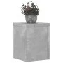 Plant stands 2 units gray wood concrete 15x15x20 cm by , Pot stands - Ref: Foro24-852891, Price: 23,45 €, Discount: %